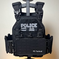 เสื้อเวสปลดไว 4 จุด YKD รุ่น VT-6094 พร้อมป้ายหน้า/หลัง เกราะกันกระสุน