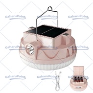 【Beli 1 Gratis 1】Lampu Emergency Tahan 24 Jam Tenaga Surya Lampu Emergency IP67 Tahan Air Lampu Tena