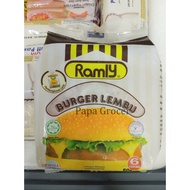 Ramly Burger Beef / Daging Lembu (6*60g) 360g/per pack