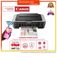 Canon Pixma E410 | E470 Print Scan Copy | WIFI Printer Wireless | Ink Efficient Inkjet 3 in 1