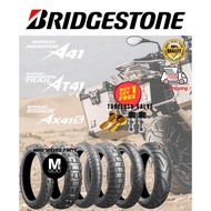 TAYAR BRIDGESTONE A41 AT41 AX41S BATTLAX ADVENTURE/CROSS SCRAMBLER/TRAIL 100% ORIGINAL TYRE MOTORCYC