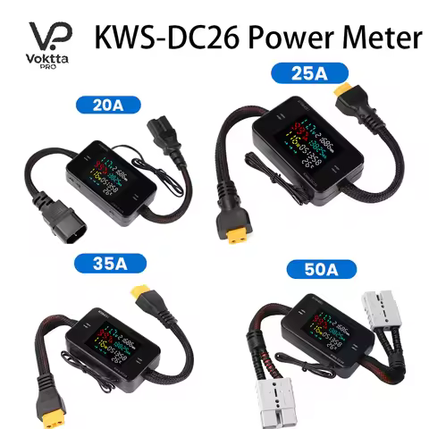 KWS-DC26 DC 8-80V Multifunctional Power Meter LCD Digital Battery Charger Tester Voltage Current Pow