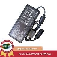 Original For DJI Mavic Pro Drone 50W Battery Charger AC Power Adapter 13.05V/3.83A 5V2A F1C50 10PIN 