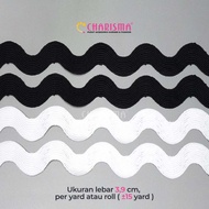 Charisma Guiper FR AB 3403 Embroidered Lace - Embroidered Lace 3.9cm Wide/ Price Per Yard