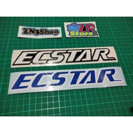 Ecstar cutting sticker
