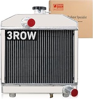 3 Row Aluminum Radiator Compatible with Kubota Tractors B6100 B7100 B6100HST B7100HST-DT 15553-72060