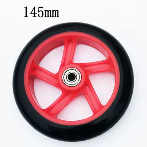 Wheel Scooter Wheel 6 Inch 6In Wheel Accessories No Noise No Slip Push/Kick/Stunt Replacement Scoote