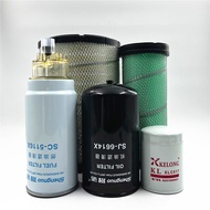 Sany 205 215 235-8-9เครื่องขุด6D34น้ำมันดีเซลเครื่องยนต์ตัวกรองอากาศกรองน้ำมัน