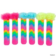 Peak Colorful Striped Socks Ventilated Fabric Kids Socks Breathable Stretchy Design