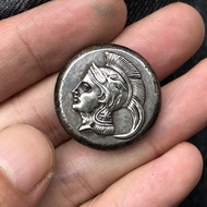 Thick Ancient Greek Coins Ancient Coins Foreign Coins Collection God Zeus Statues Foreign Handmade C