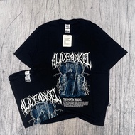 Men's original distro t-shirt with black metal print short sleeve / metalica t-shirt / acdc shirt / 