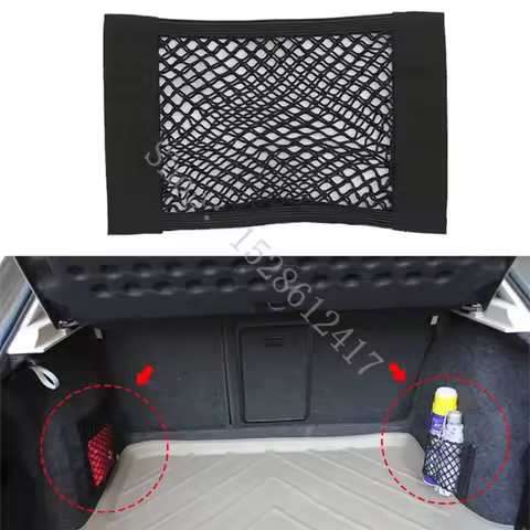 For Bmw E46 E90 E39 E60 E36 F10 F30 X3 X1 X5 E53 E70 Car Trunk Seat Back Elastic Storage Net Cargo O