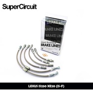 LEXUS IS200 XE20 (IS-F) 4 HOSE - SUPERCIRCUIT BRAIDED BRAKE LINES