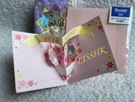 1999年 賀卡 立體卡 花花卡 Sanrio little twin stars twins star Kiki Lala