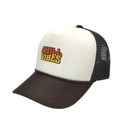 Distro Men's Mesh Trucker Hat Huzzle BaseballOriginal ork689 White Black