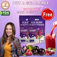 [Buy 1 Get 1]VTEAY 100% Legit Organic Acai Berry Powder,Beauty Drink,Superfood,Smoothie,Juice,FDA Ac