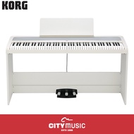 KORG B2SP 88 Keys Digital Piano with Weighted Keys - White  (Comes with Delivery, Assembly and Free Piano X-Bench)