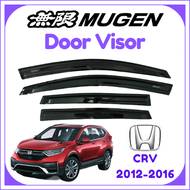 (4PCS/SET)  Honda CRV 2012 2013 2014 2015 2016 Mugen Door Visor Air Press Window Door Visor