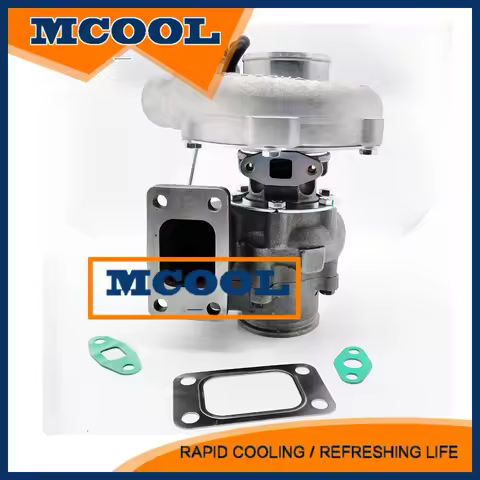 Turbocharger For HYBRID T3 T4 T03 T04 Turbo T3 Oil cool V-band for 4 6 Cyl GT35 GT30 T3T4 T04E A/R .