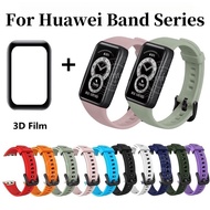 For Huawei Band 11 10 9 8 Silicone Strap Smart Watch Replacement Wristband with 3D Curved Screen Pro