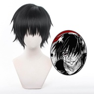 Anime Jujutsu Kaisen Fushiguro Toji COS Wig Black short hair for womenmen cosplay HalloweenChristmas