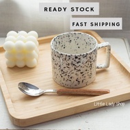 Ins Splash Ink Mug 240ml Ceramic Cup Ins Cup Modern Minimalist Cup Ins Style Porcelain Cup Coffee Cu