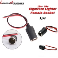 SOCKET LIGHTER Female 12V-24V Car Cigar Cigarette Lighter Socket Plug Connector High Quality