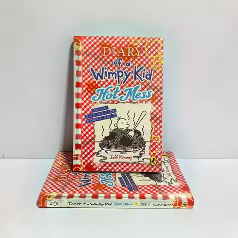 Children's Novel Collection for Diary of a Wimpy Kid 19 Hot Mess by Jeff Kinney US Paperback English