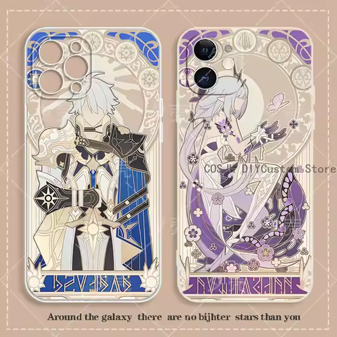 Game Phainon Castorice Honkai:Star Rail Cosplay Iphone15 Promax Phone Case Phone Holder IPhone 16 13