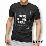 Custom T-Shirt Printing Personalized Cetak Baju Family Tee Class Tee Team Shirt NTMY