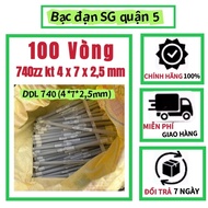 Combo of 100 bearings DDL-740z (674z) size 4x7x2.5m