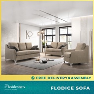 Fabric Sofa 1+2+3 Seater Relax Sofa / Hot Selling / Moveable stool FLODICE Flexidesignx
