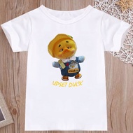 Girls' duck upset t-shirt cute duck top for girls upset duck - Rock On Upset Duck Children's Clothes