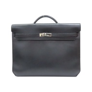 黑色 Ever Grain皮革 Kelly Depeches 36 公事包 U刻 銀釦【HERMES 愛馬仕】 H084620CH89