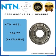 NTN 606 ZZ DEEP GROOVE JAPAN BALL BEARING 606 ZZ