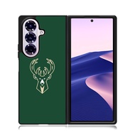 Case Casing Samsung Z Fold 7 6 5 4 3 Z Flip 7 6 5 4 3 5G Phone Milwaukee Bucks