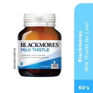 BLACKMORES Milk Thistle 60's for Liver, Liver Supplement, Liver Tonic, Fatty Liver Supplement, Ubat 