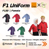 Oren Sport Corporate Uniform (FEMALE) ¾ sleeve - F133
