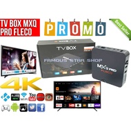 Terlaris Android TV BOX MXQ-Pro FLECO 4K Smart TV Box Media / Android TV Box MXQ PRO Fleco Ultra HD