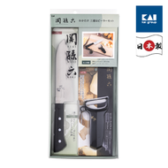 關孫六 - 関孫六Wakatake三德刀165mm連削皮器套裝