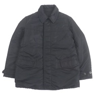 Excellent condition GUCCI vintage Tom Ford-era logo button padded coat, black, size 46, made in Ital