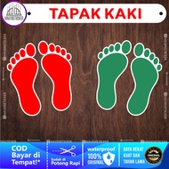 Waterproof Palm Sticker Stair Footprint/ - Flash Laminated Floor