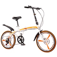 Modern 3 blades design foldable bike folding bicycle 20 inch wheel light weight variable 7 speed dual disk