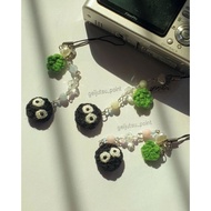 4-leaf clover keychain made of wool (charm not included)