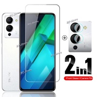 2in1 Full Transparent Tempered Glass For Infinix Note 12 VIP 12vip Infinix Note 12 G96 Note12VIP Not