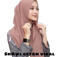 Shawl Getah Chiffon | Elastic Band Instant Shawl | Pin-less Hijab