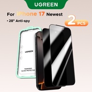 UGREEN 2pcs Privacy Screen Protector For iPhone 17 Series Anti-Spy Tempered Glass For iPhone 17 Pro 