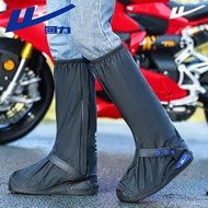 回力雨鞋套男女儿童下雨天加厚耐磨防水不易滑防雨鞋套HXL239 黑色 L