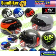 XDOT G118 Half Cut Helmet SIRIM ORIGINAL Full Collection Topi Keledar Kura Motor Cruiser AEIOU / YOL