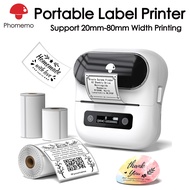 Phomemo M220 Bluetooth Label Sticker Printer,Portable Inkless Thermal Printer